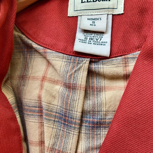 LL Bean Blazer *Burnt Orange/Rust* Small - Picture 3 of 10